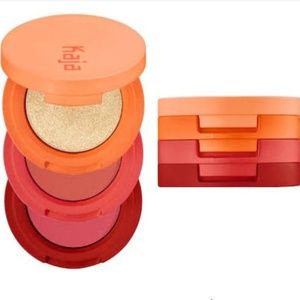 Kaja Beauty Eyeshadow Trio Poppy Champagne